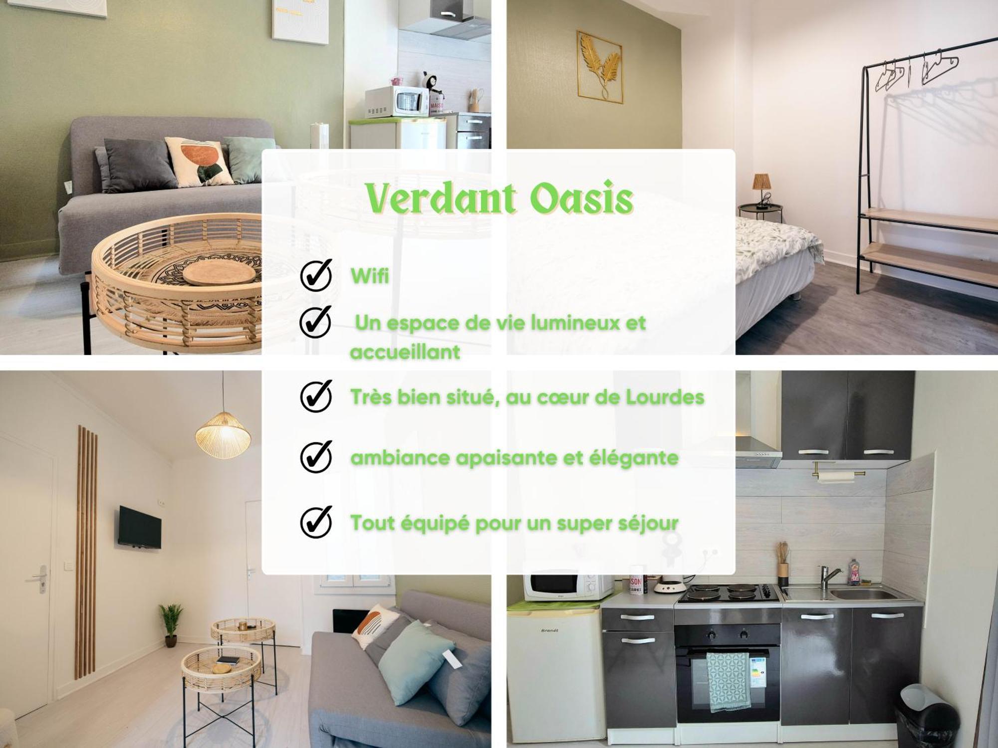 Verdant Oasis - Proche Du Centre - Wifi Gratuit - Parking A Proximite Lourdes Extérieur photo